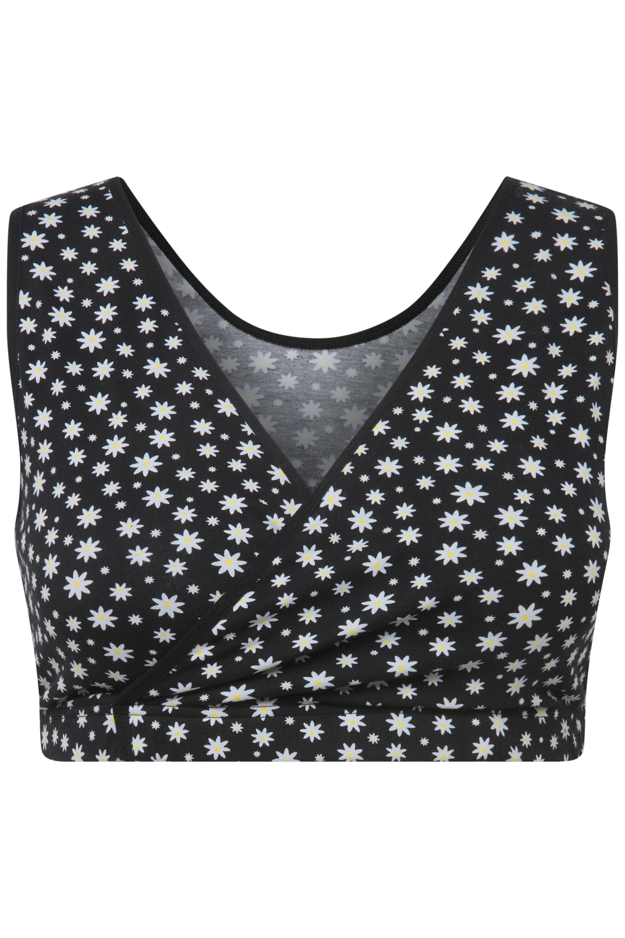 Ulla Popken Bustier BH in Schwarz: Vorderseite