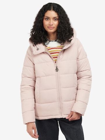 Barbour Between-Season Jacket 'Saunton' in Pink: front