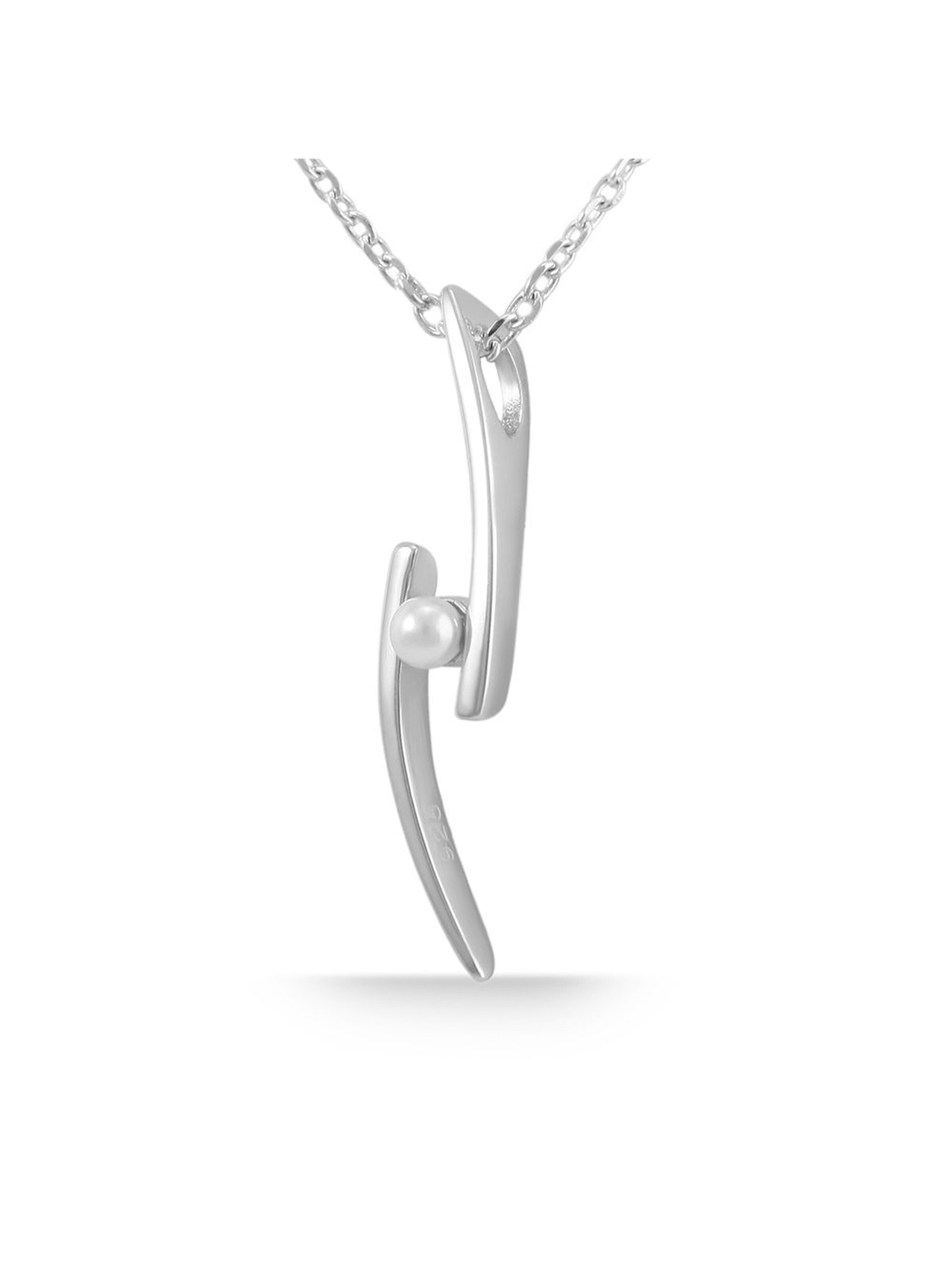 Akzent Pendant '"Rodina" aus 925 Sterlingsilber, rhodiniert, langlebig' in Silver