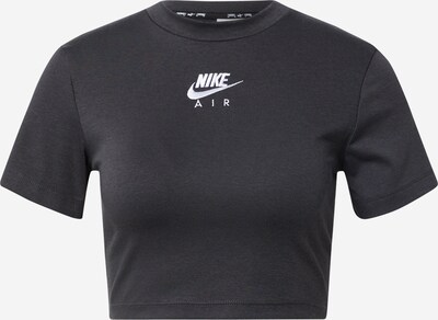 Nike Sportswear Majica | temno siva / bela barva, Prikaz izdelka