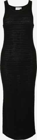Vila Petite Knitted dress 'Margot' in Black: front