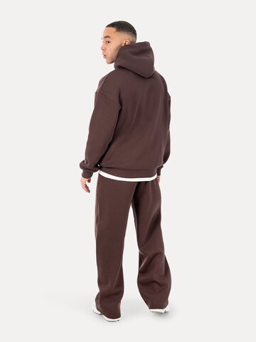 Loosefit Pantalon Smilodox en marron
