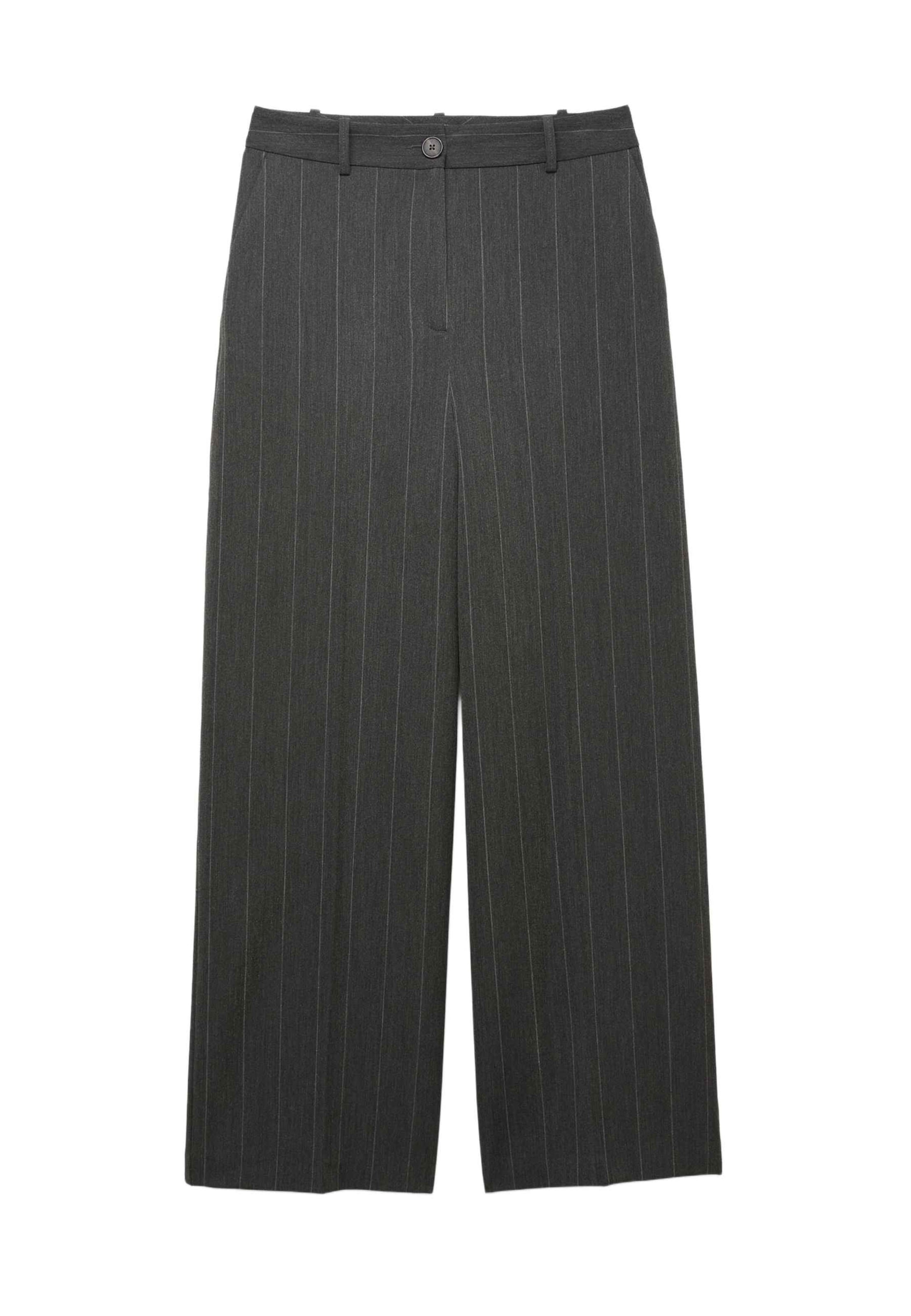 Wide Leg Pantalon Marks & Spencer en gris : devant