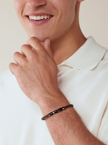 Lucardi Bracelet in Black: front
