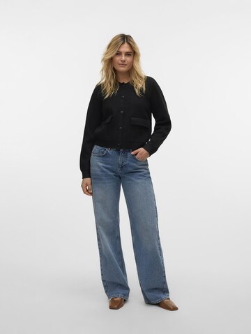 VERO MODA Strickjacke 'APPLE' in Schwarz