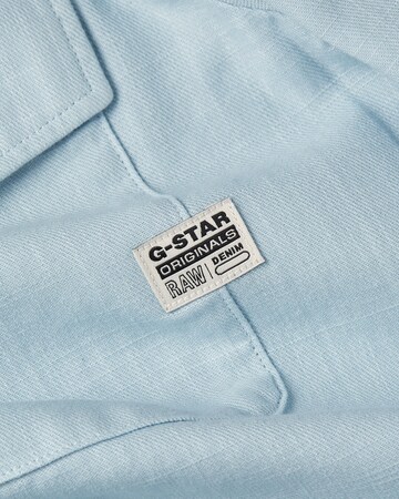 G-STAR Slim fit Button Up Shirt 'Marine' in Blue