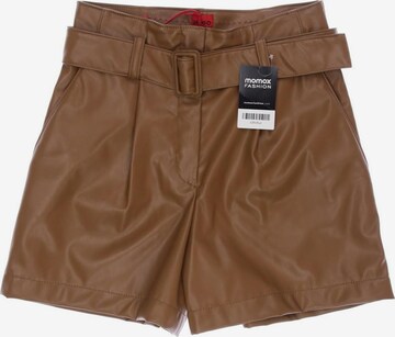 HUGO Shorts in XXS in Brown: front