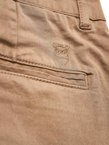 Slimfit Pantaloni chino 'Luca' di KnowledgeCotton Apparel in marrone