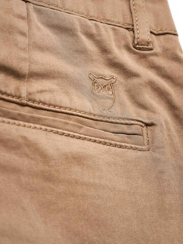 regular Pantaloni chino ' LUCA' di KnowledgeCotton Apparel in marrone