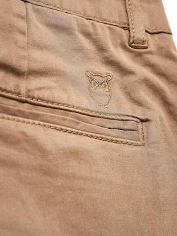 regular Pantaloni chino ' LUCA' di KnowledgeCotton Apparel in marrone