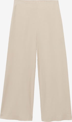 MANGO Trousers 'LINOVISF' in Beige: front