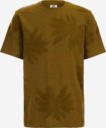 T-Shirt WE Fashion en vert : devant