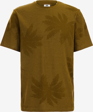 T-Shirt WE Fashion en vert : devant