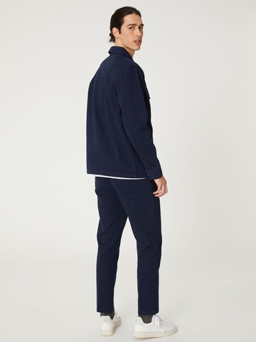 DAN FOX APPAREL Regular Fit Hemd  'Arvid' in Blau