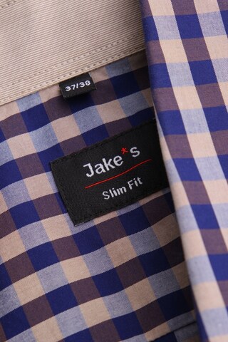 JAKE*S Button Up Shirt in S in Blue