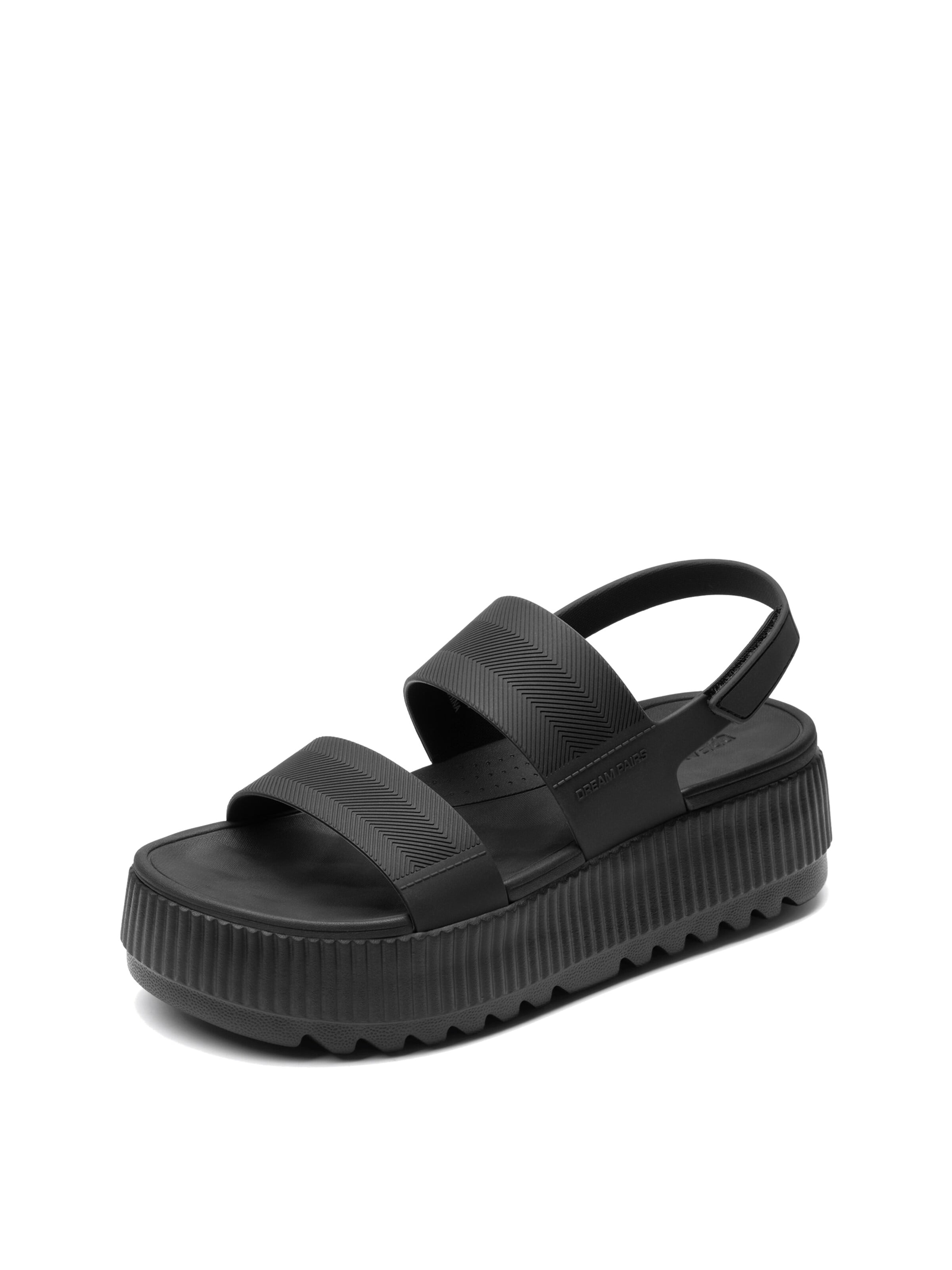 Dream Pairs Sandal i svart: framsida