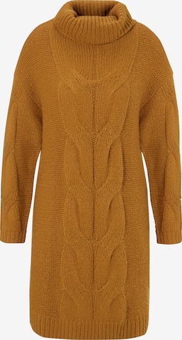 Aniston CASUAL Strickkleid in Gelb: Vorderseite