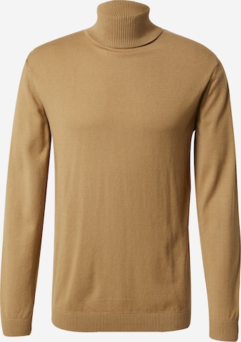 ABOUT YOU x Alvaro Soler Sweater 'Iven' in Beige: front