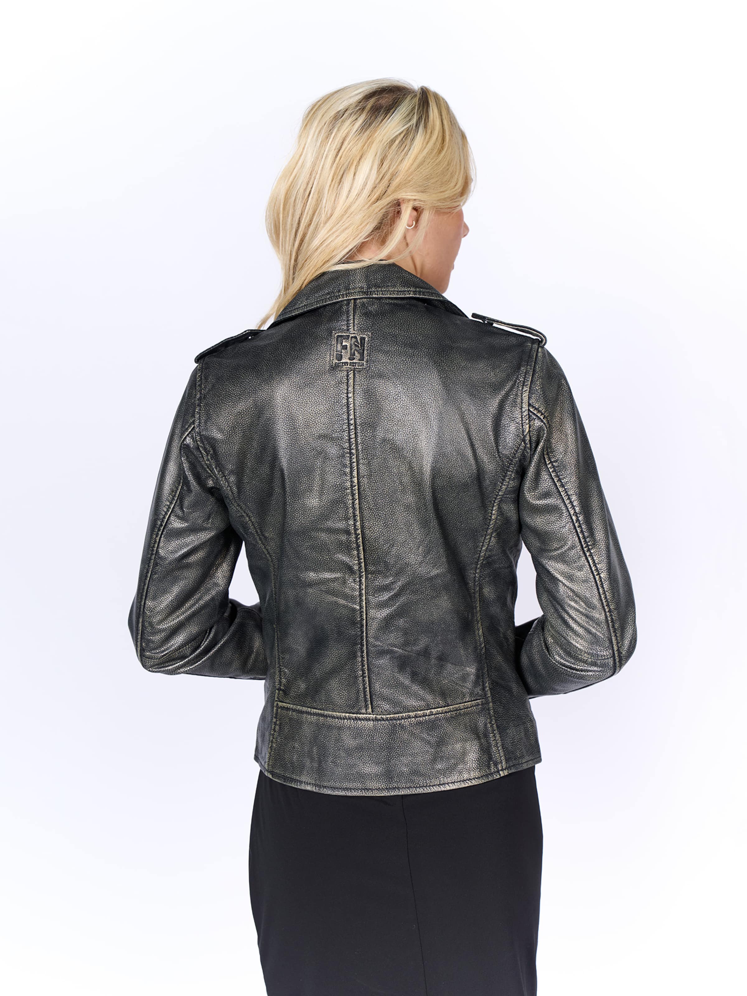 FREAKY NATION Φθινοπωρινό και ανοιξιάτικο μπουφάν ' Gold Rina' σε μαύρο