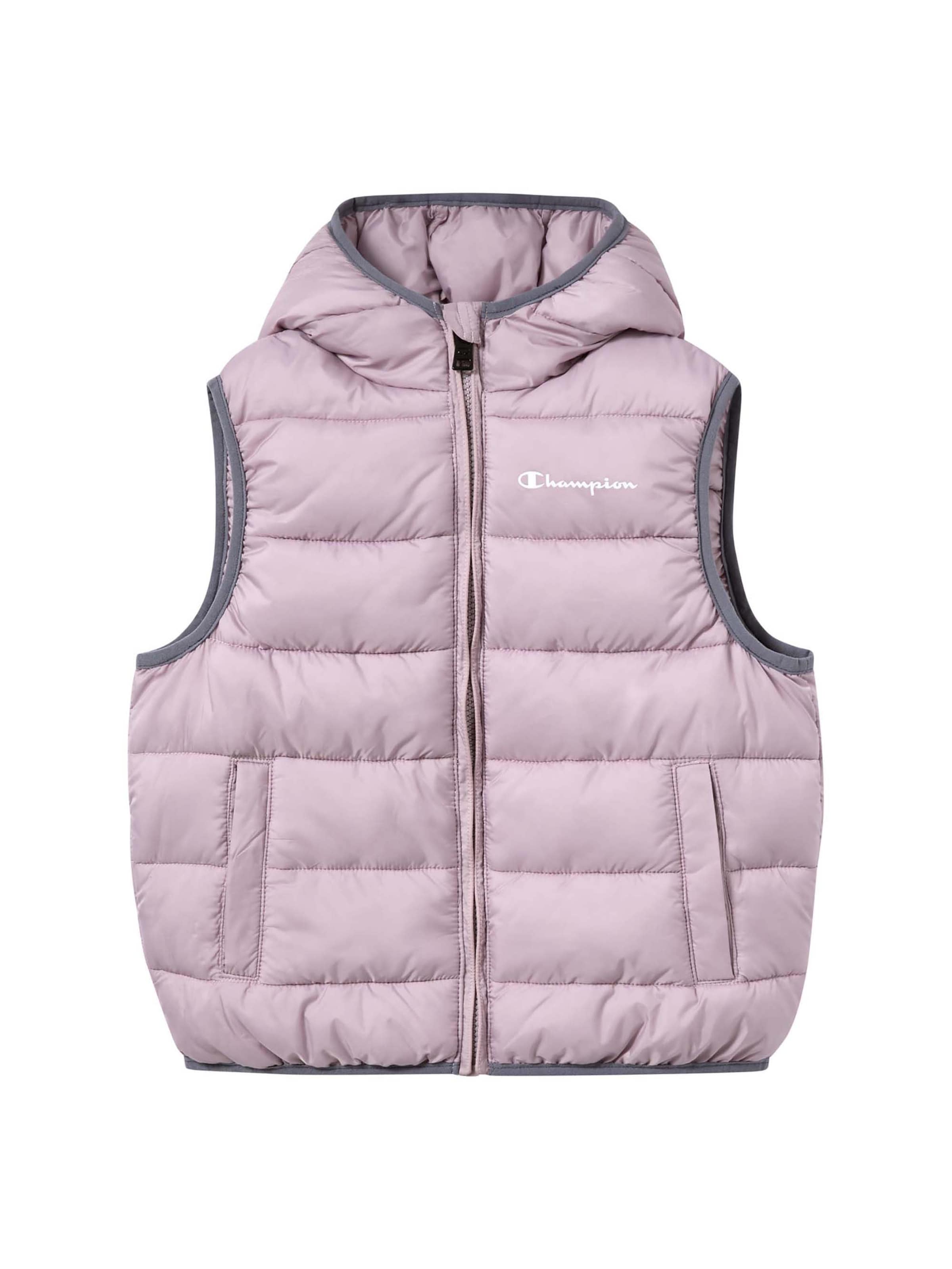 Gilet Champion en rose : devant