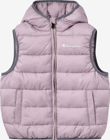 Gilet Champion en rose : devant