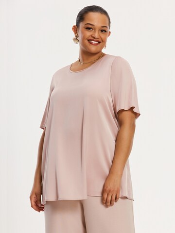 YOEK Shirt in Roze: voorkant