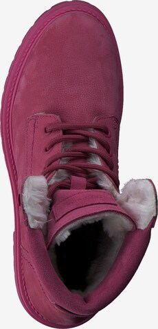 TAMARIS Ботинки на шнуровке в Ярко-розовый