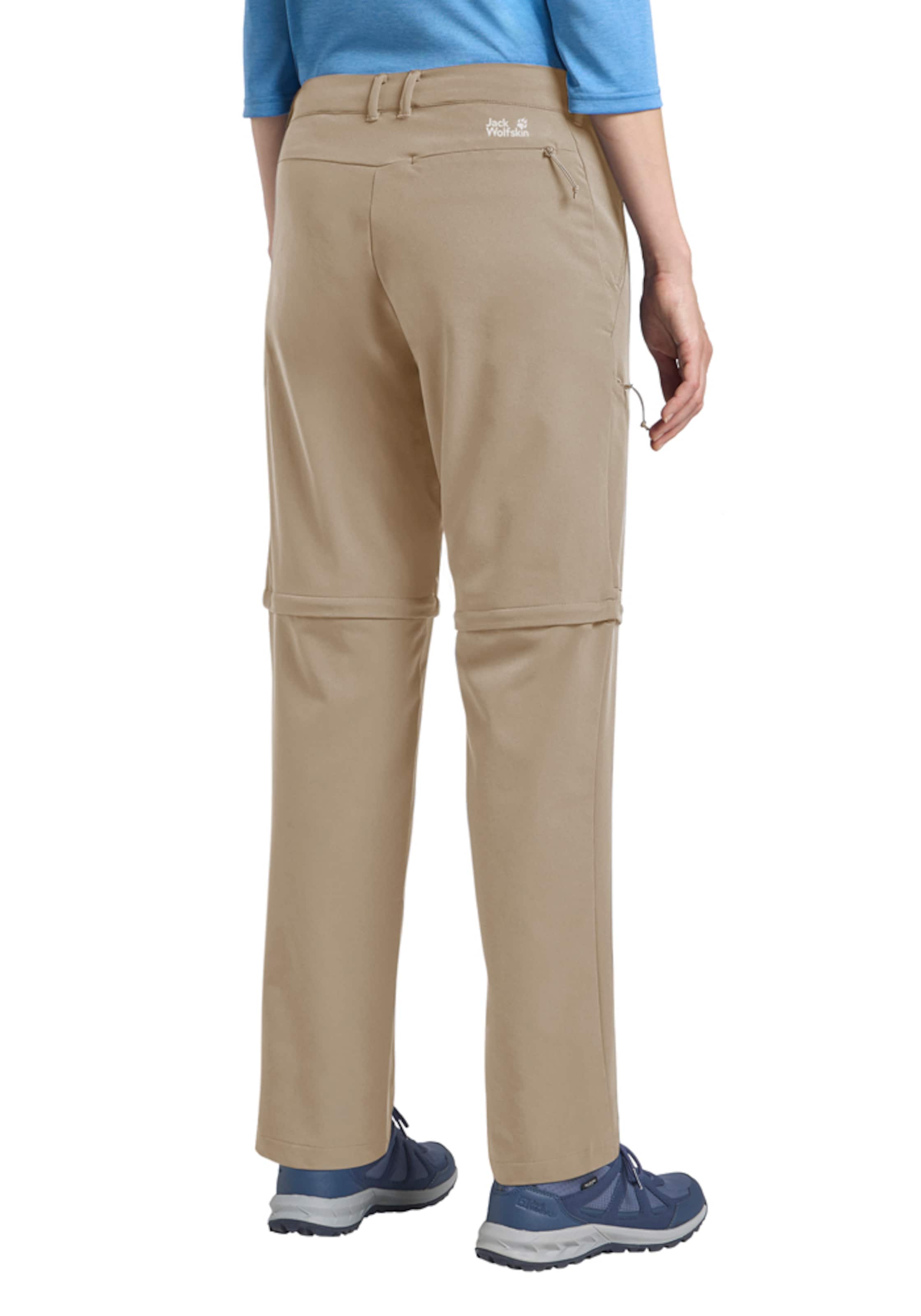 JACK WOLFSKIN Regular Outdoor Pants in Beige