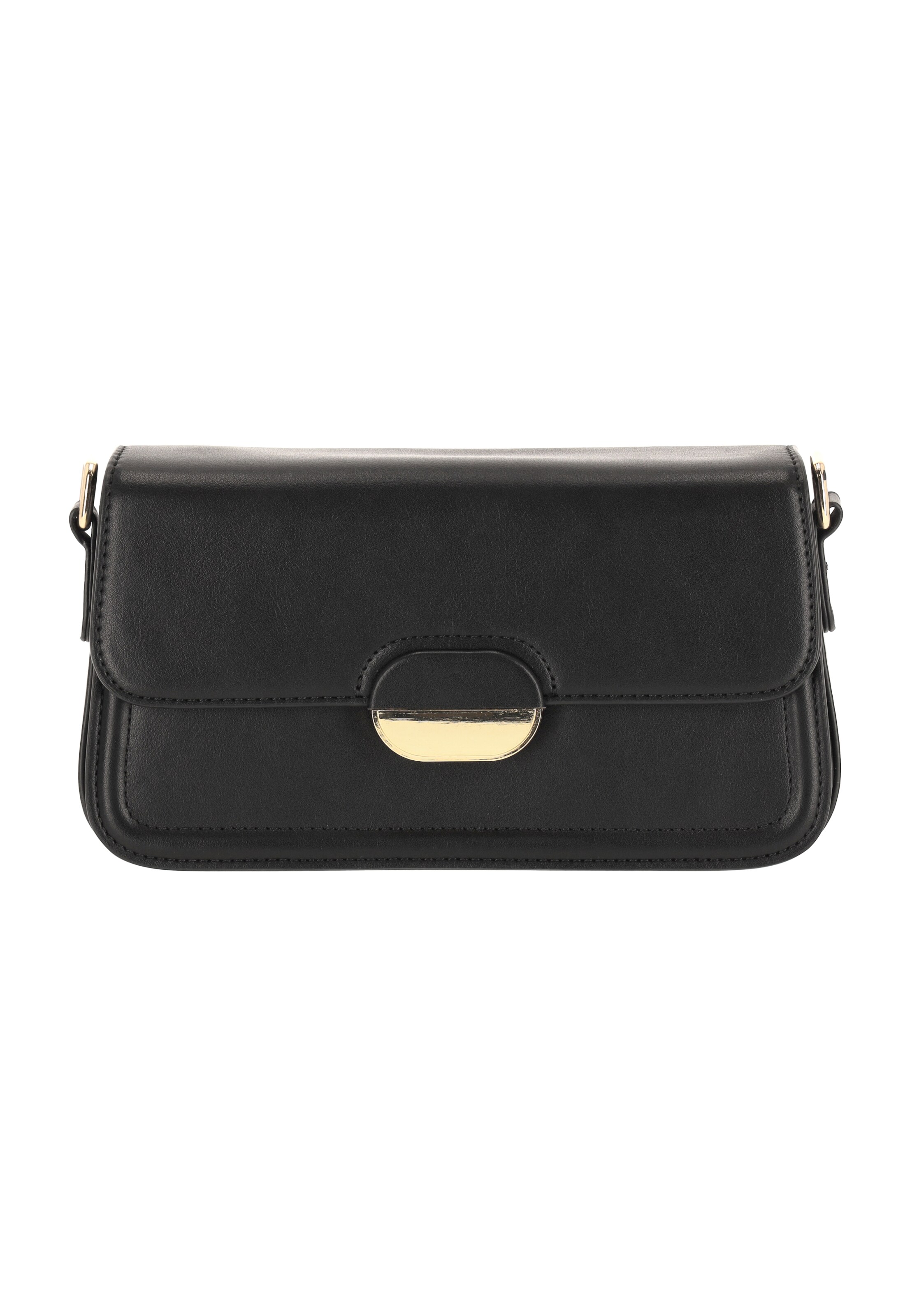 Sac à bandoulière usha BLACK LABEL en noir : devant