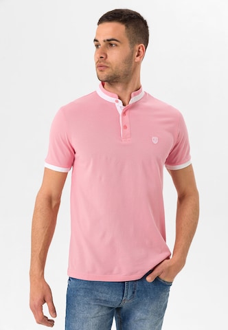Jimmy Sanders T-shirt i rosa: framsida