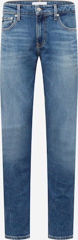 Calvin Klein Jeans Slimfit Jeans in Blauw: voorkant