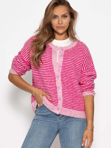 SASSYCLASSY Oversized cardigan in Pink