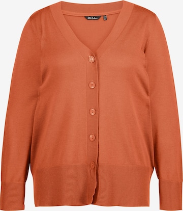 Ulla Popken Strickjacke in Orange: predná strana