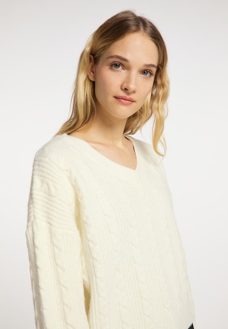 Pull-over DreiMaster Vintage en blanc