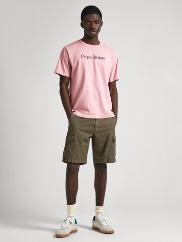 Pepe Jeans Shirt 'CLIFTON' in Roze