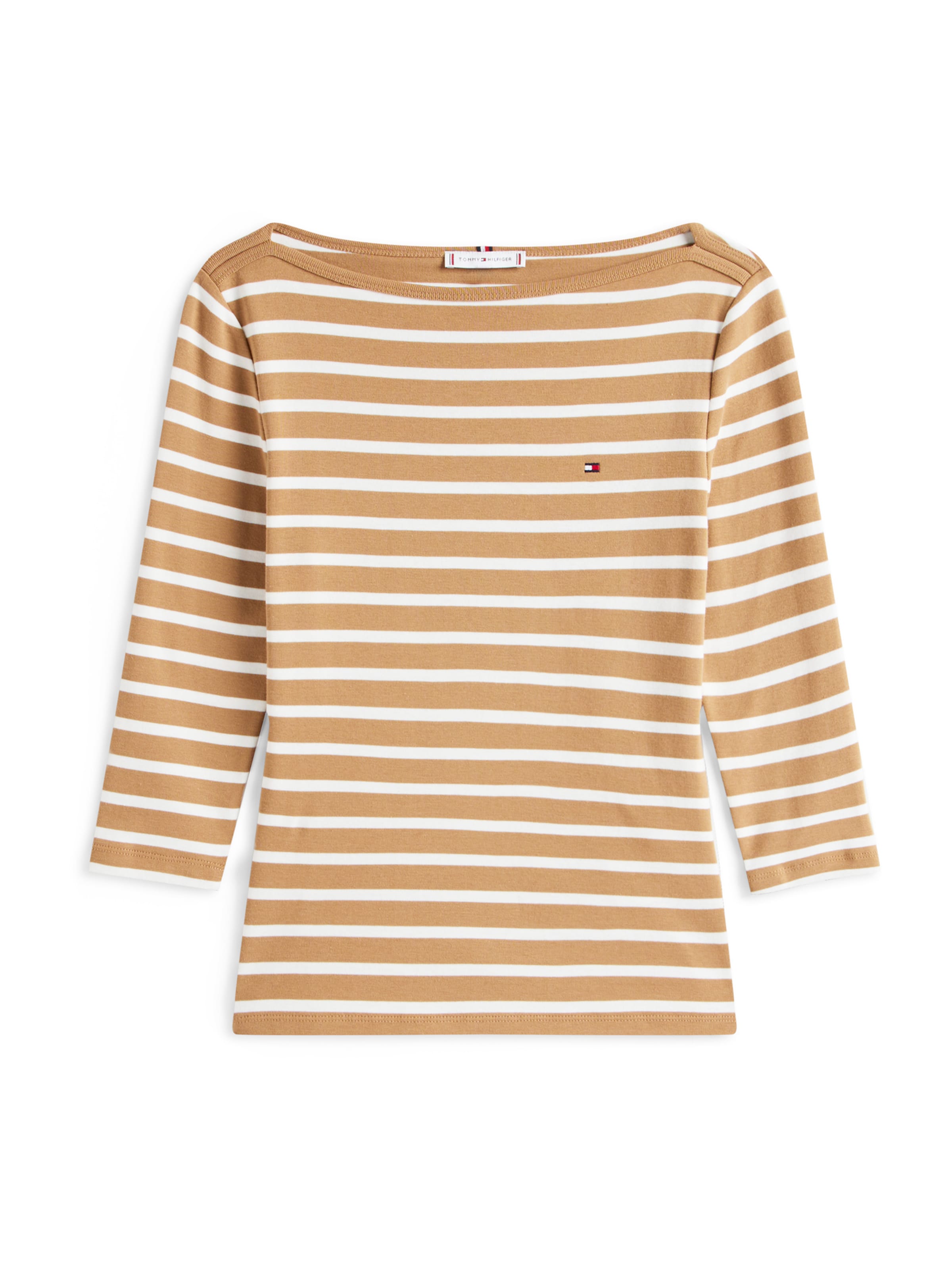 TOMMY HILFIGER Μπλουζάκι &#x27;New Cody&#x27; σε καφέ: μπροστά