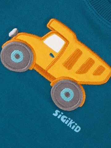 SIGIKID Shirt 'T-Shirt Blue & Bright' in Green