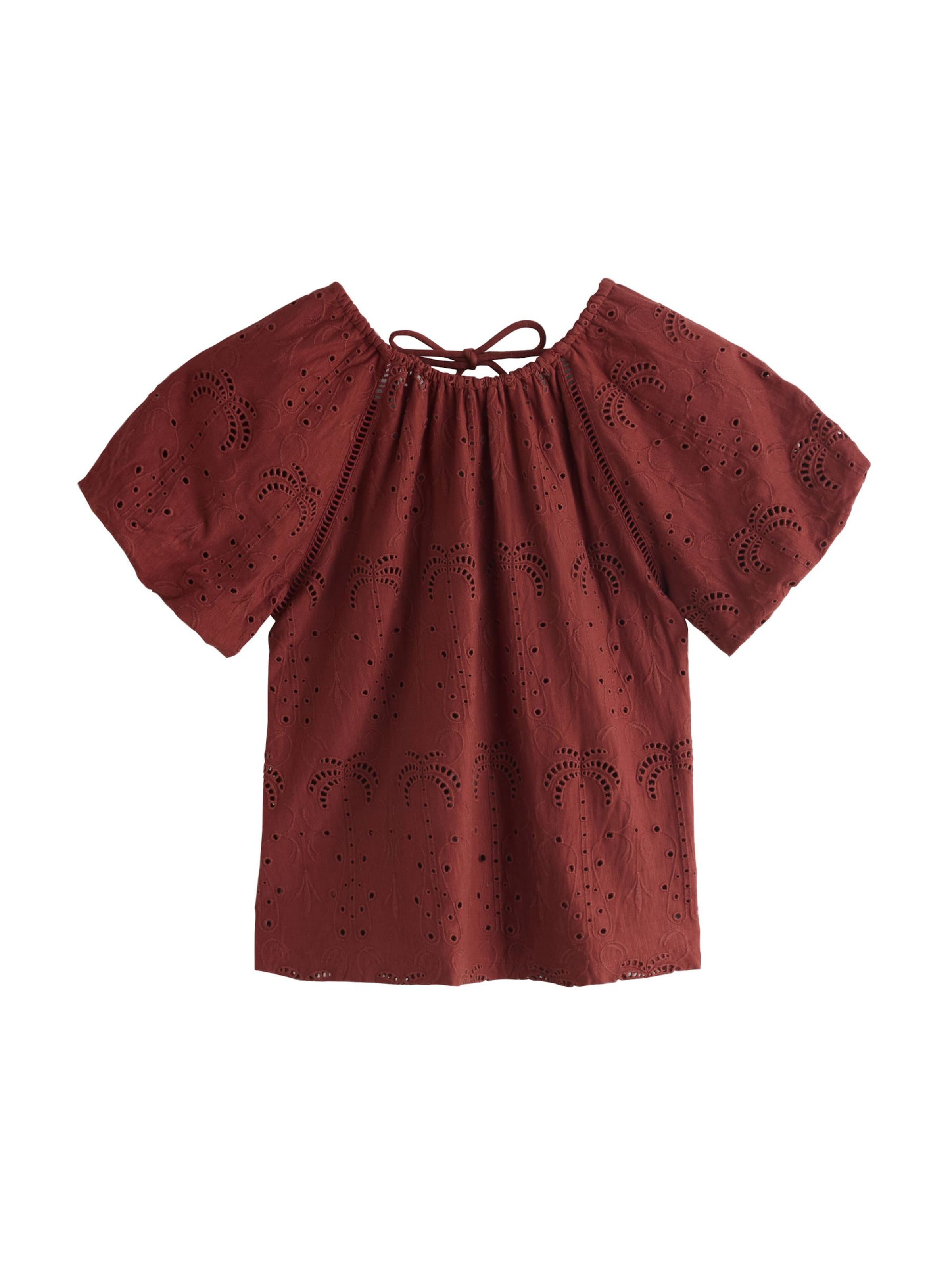 Next Blouse in Rood: voorkant