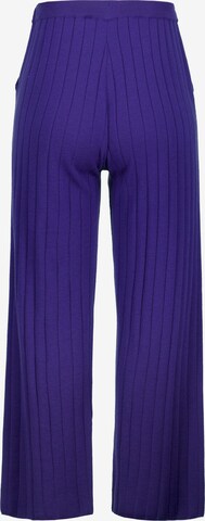 Ulla Popken Bootcut Hose in Lila