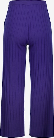 Ulla Popken Boot cut Pants in Purple