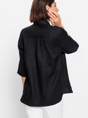 Olsen Bluse in Schwarz