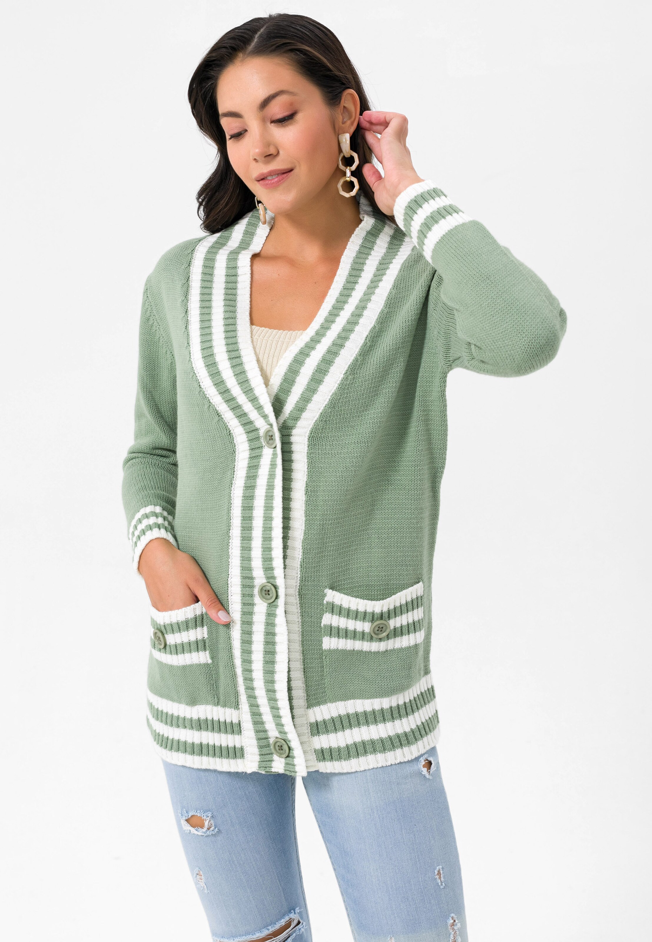 Felix Hardy - Casaco de malha em verde