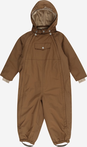 MINI A TURE Dungarees 'Wisti' in Brown: front