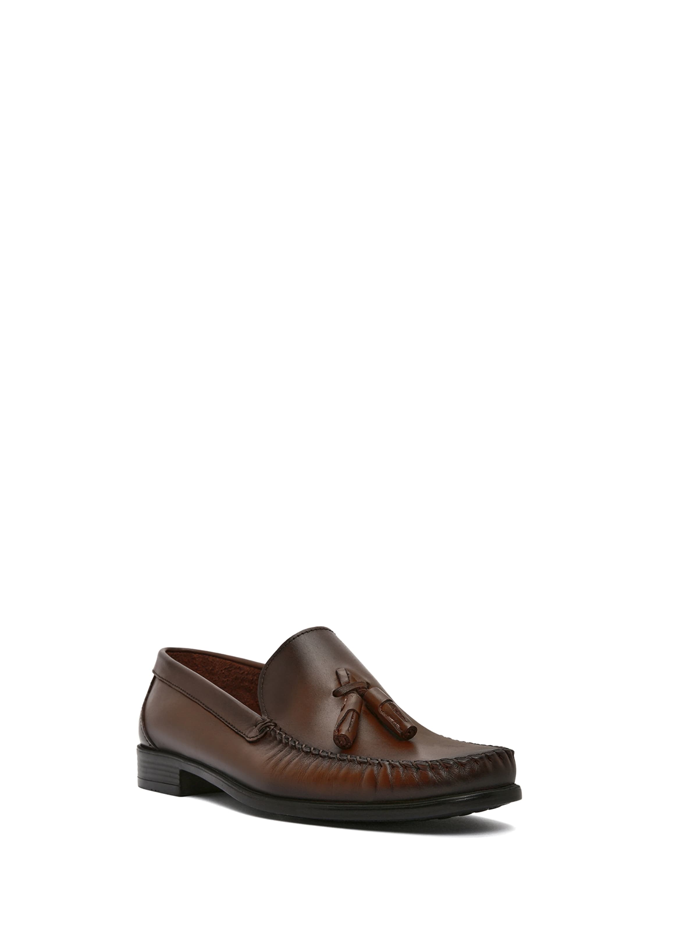 Mocassin Derimod en marron : devant