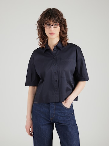 MORE & MORE Blouse in Blue: front