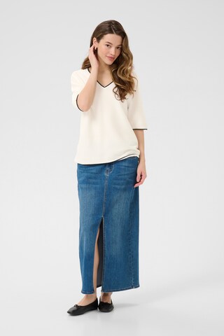 Pull-over Kaffe en blanc