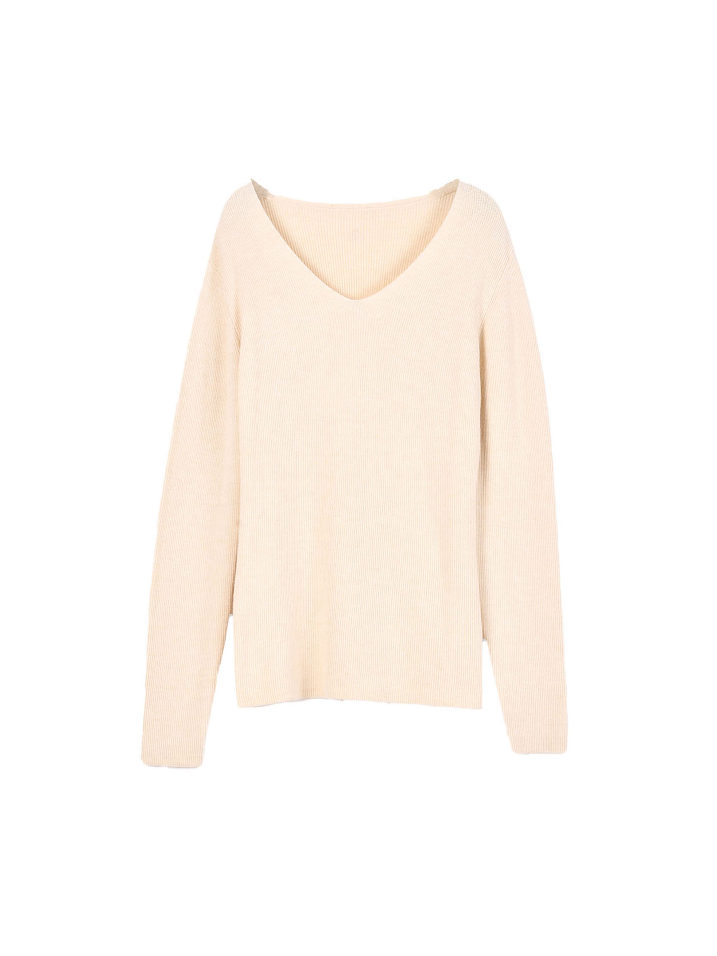 Pull-over 'MYLES' Camomilla Italia en beige : devant