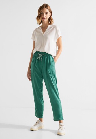 STREET ONE Loosefit Broek in Groen