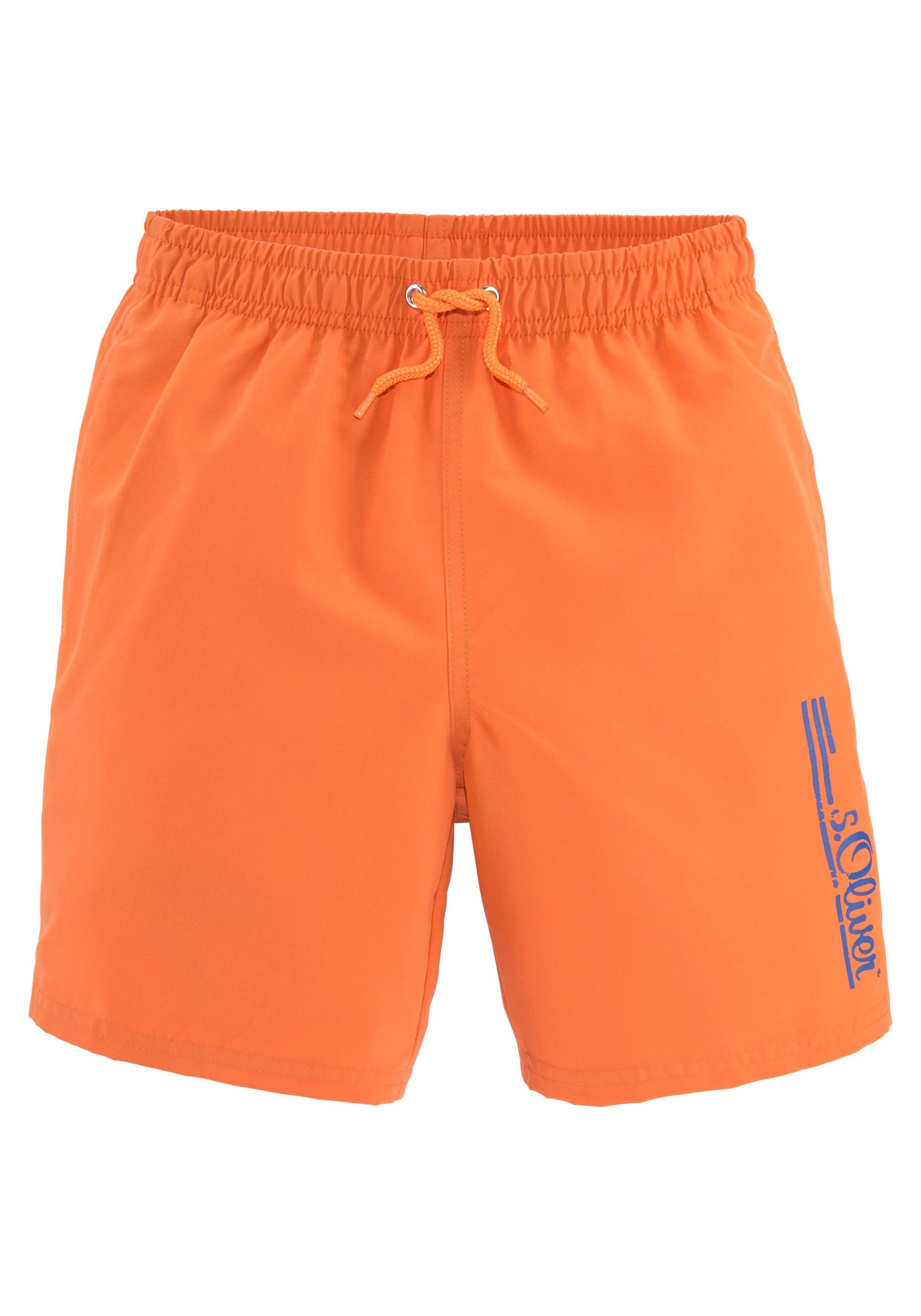 s.Oliver Badeshorts i orange: forside