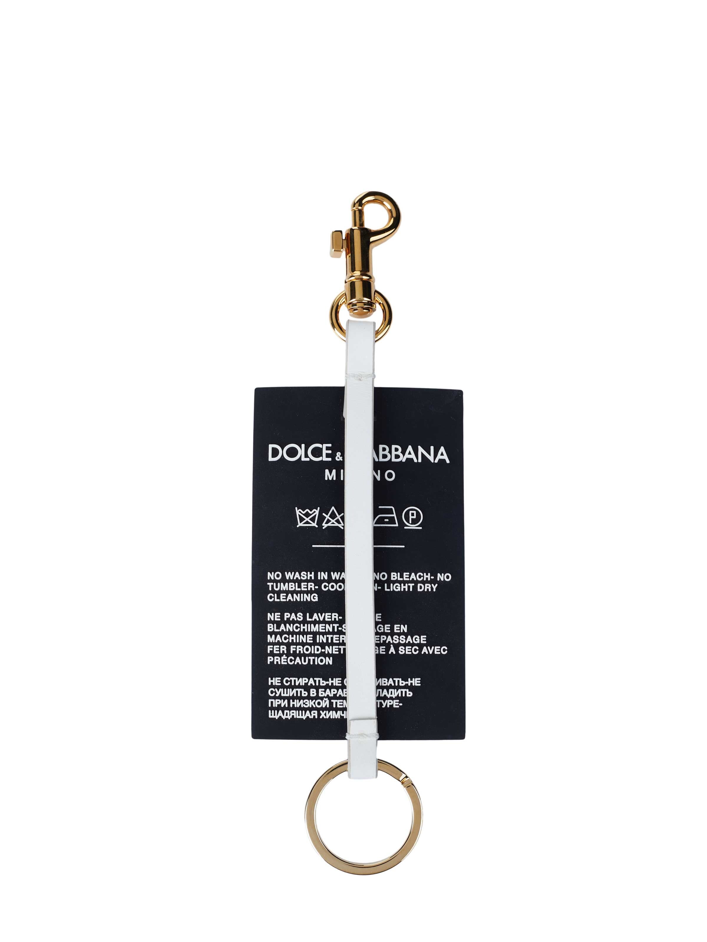 DOLCE & GABBANA - Llavero en negro